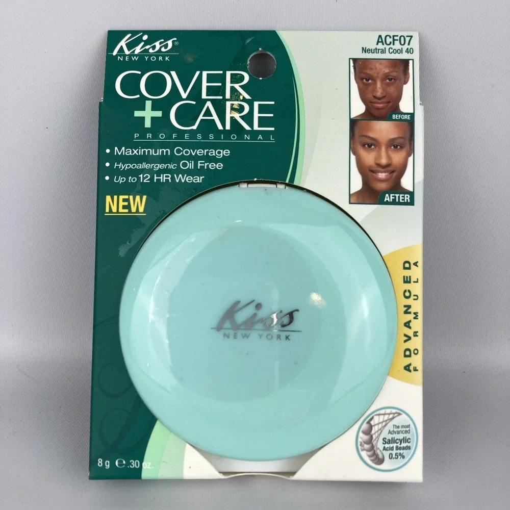 KISS Cover + Care 2-in-1 Cream Foundation + Concealer ACF07 Neutral Cool 40